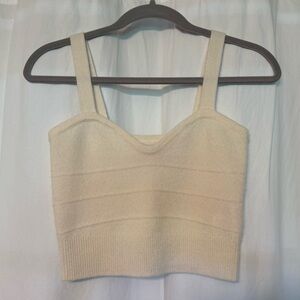 ❌SOLD Sandro Knit Wool Sweetheart Tank Top